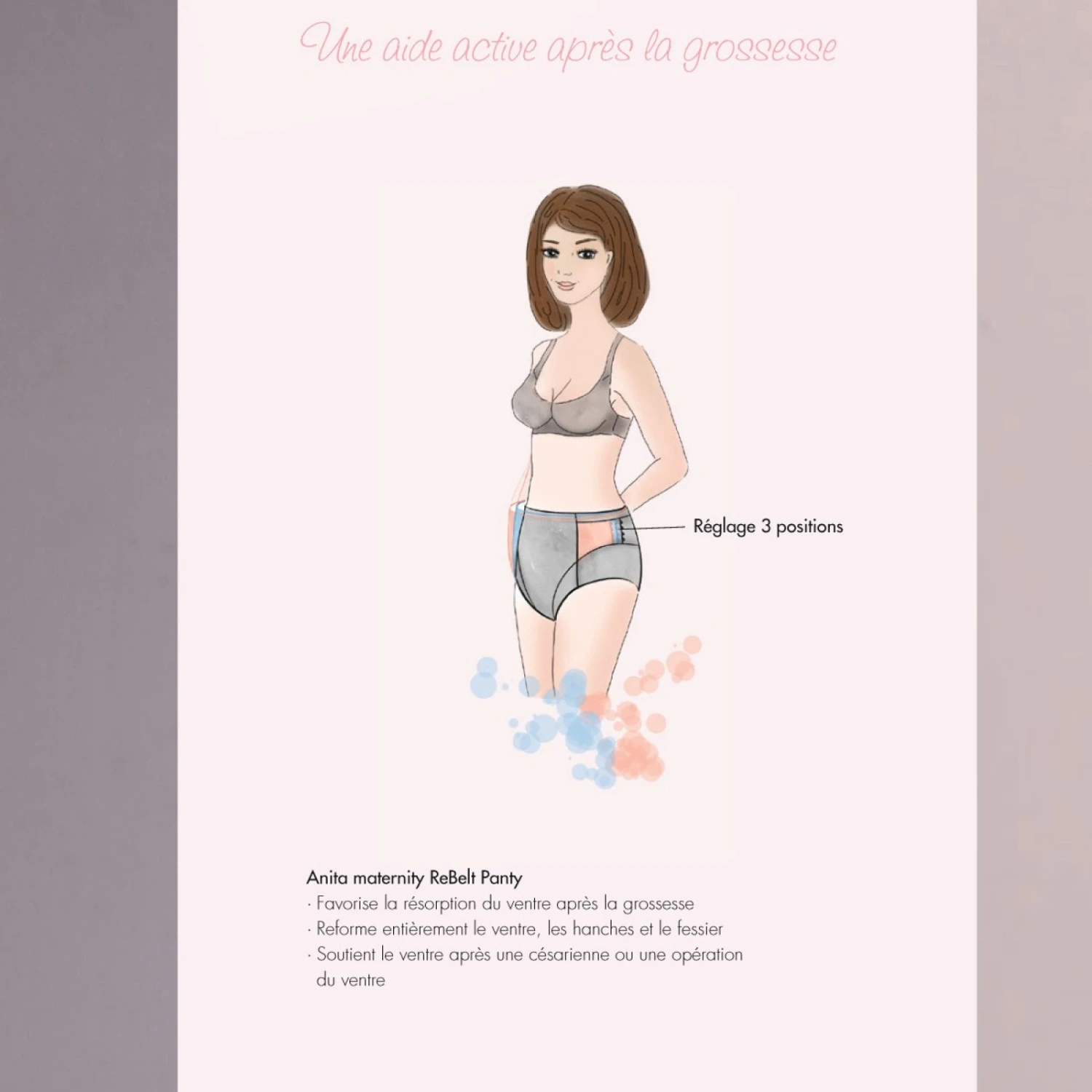 Gaine Culotte Post Accouchement ANITA Noire 5 Gaine Culotte Post Accouchement ANITA Noire – Image 3