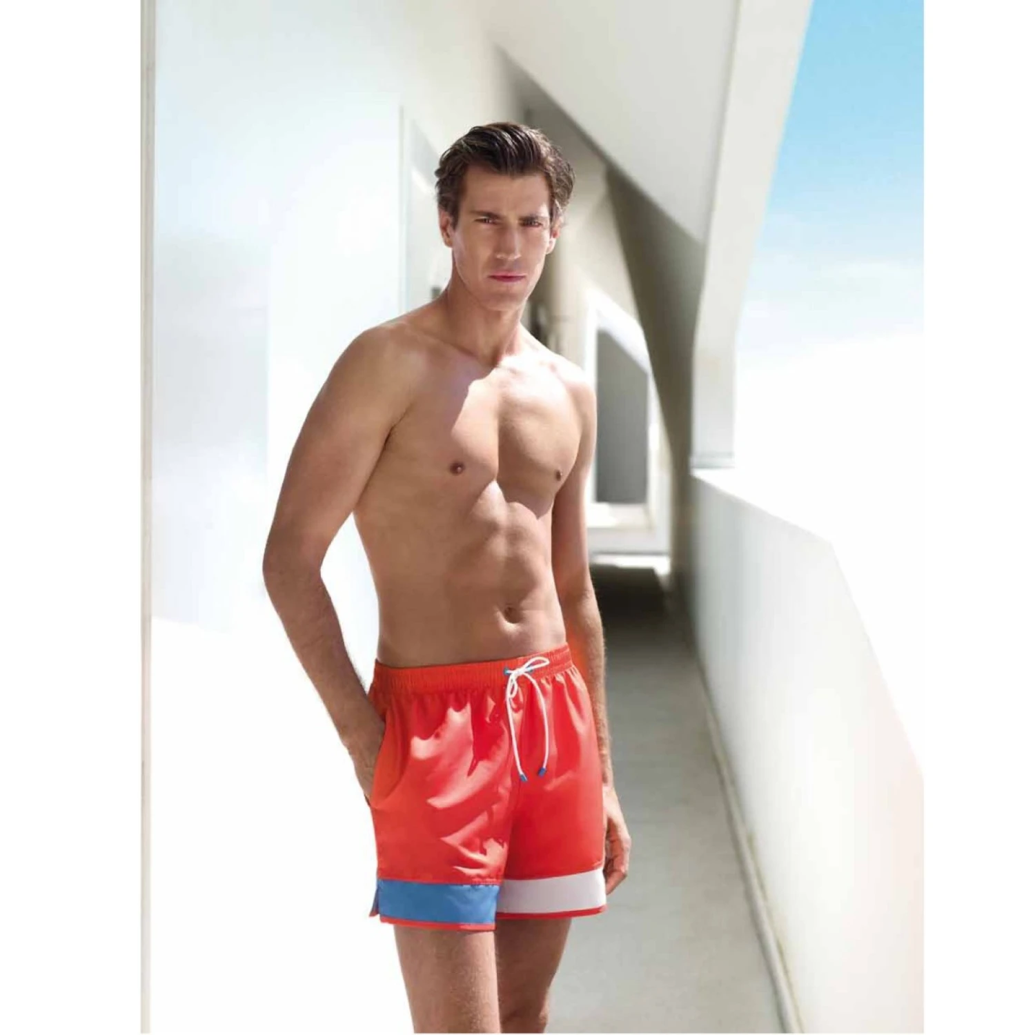 Maillot De Bain Short IMPETUS Saville Rouge – Image 2