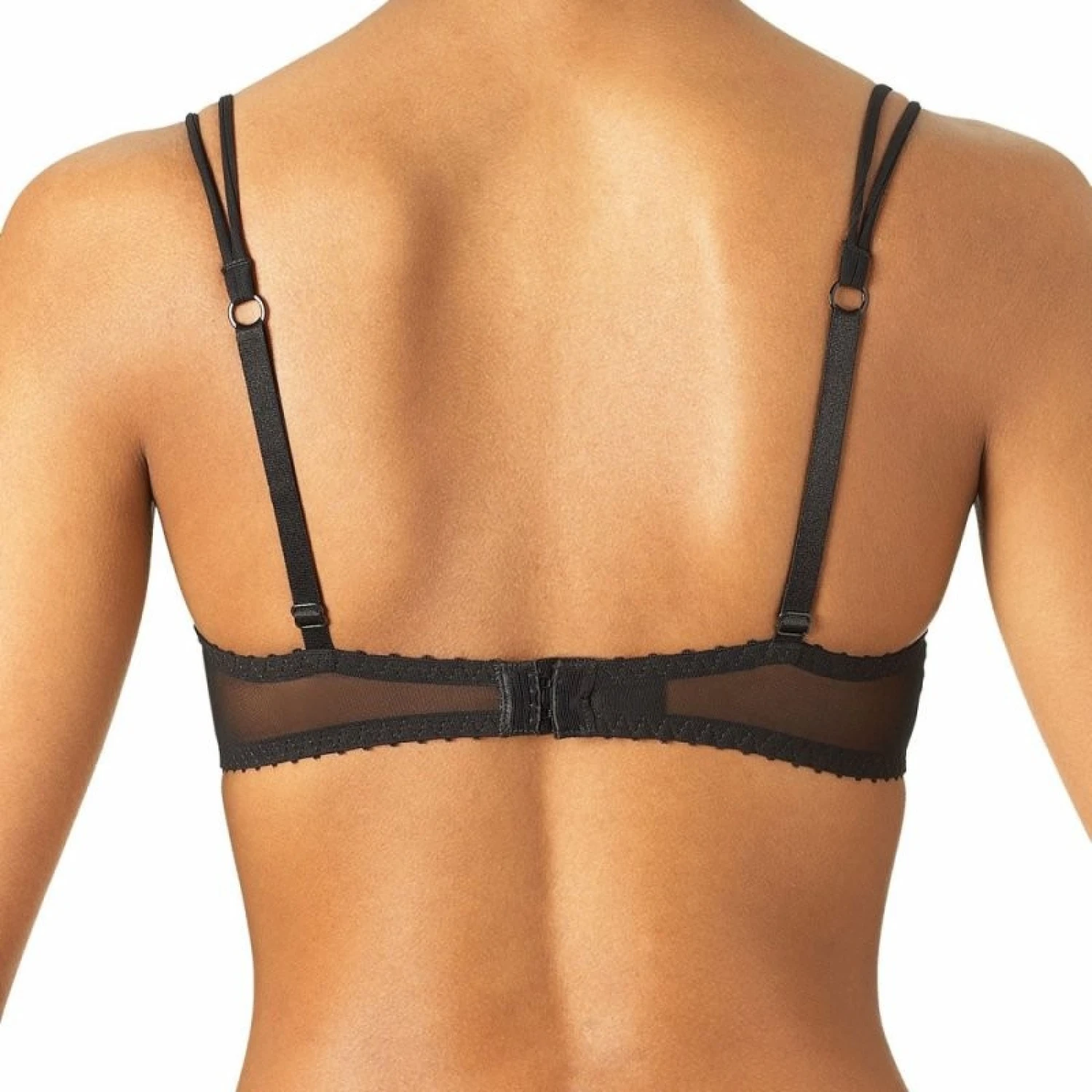 Soutien-Gorge Plunge AUBADE Fleur De Pommier Noir – Image 2