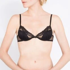 Soutien-Gorge Push-Up Demi-Mousse YSE Amant Noir