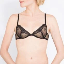 Soutien-Gorge Push-Up Souple YSE Amant Noir
