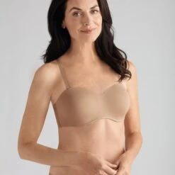 AMOENA Barbara Bandeau Sans Bretelles Pour Prothèse Nude