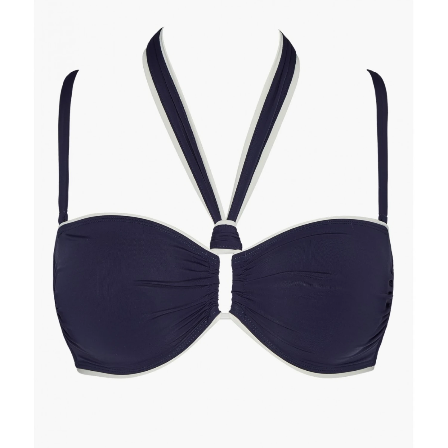 Aubade Haut Maillot De Bain Bandeau Coque La Baie Des Vagues Encre 7 Aubade Haut Maillot De Bain Bandeau Coque La Baie Des Vagues Encre – Image 5