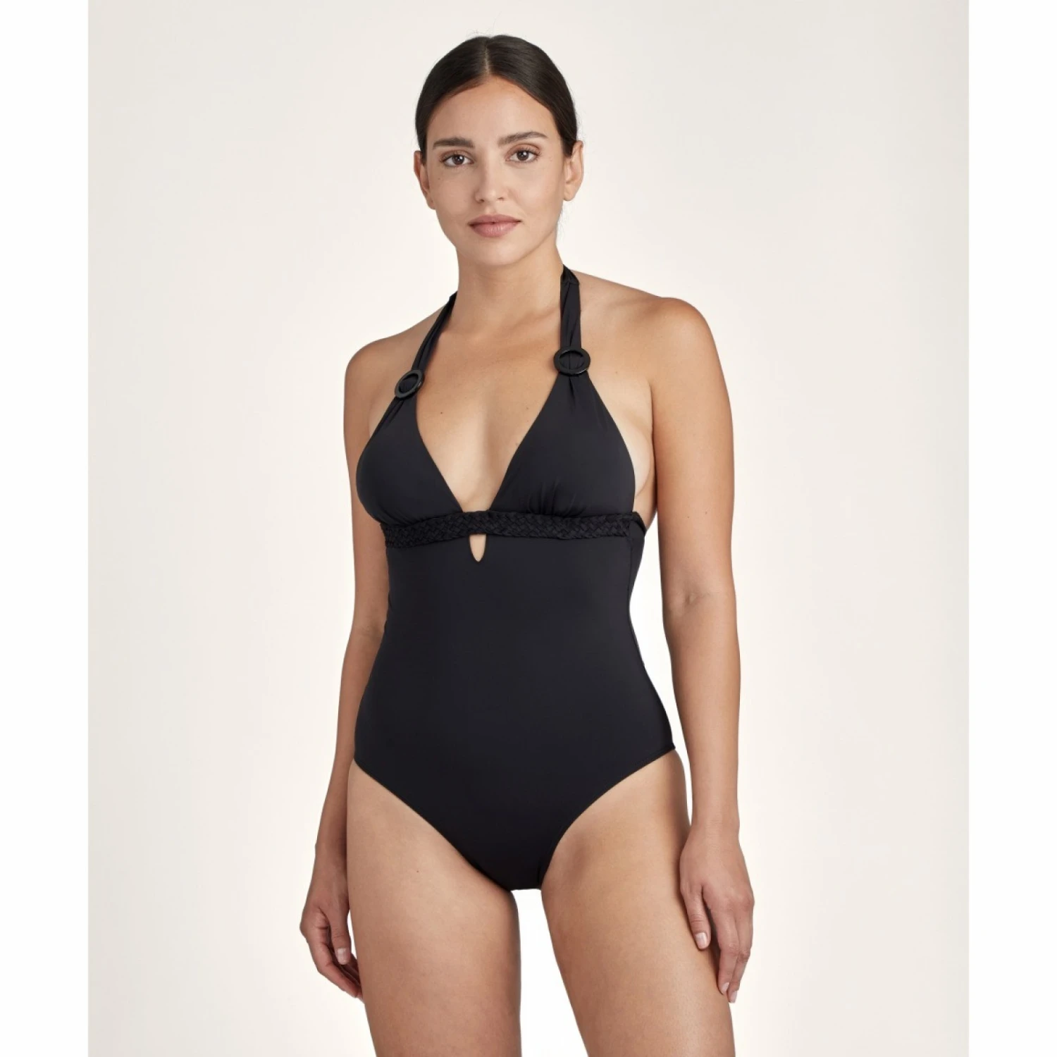 Maillot De Bain Aubade Une Pièce Avec Coques La Plage Ensoleillée Noir 5 Maillot De Bain Aubade Une Pièce Avec Coques La Plage Ensoleillée Noir – Image 3