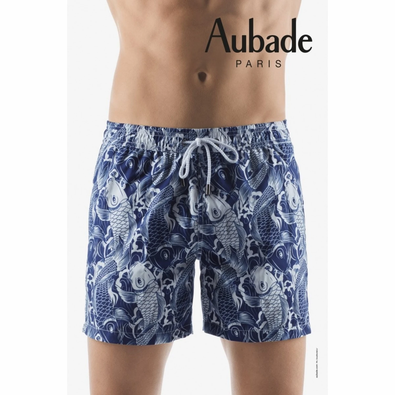 Aubade Men Maillot De Bain X Camille Lacourt Carpe Bleu 4 Aubade Men Maillot De Bain X Camille Lacourt Carpe Bleu – Image 2