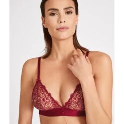 Aubade Miss Karl Triangle Sans Armature Rubis