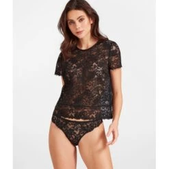 Aubade Mon Bijou Top Manches Perle Noire -Sous Vêtement Soldes 1600x1600 aubade mon bijou top manches perle noire p4 00 01072021