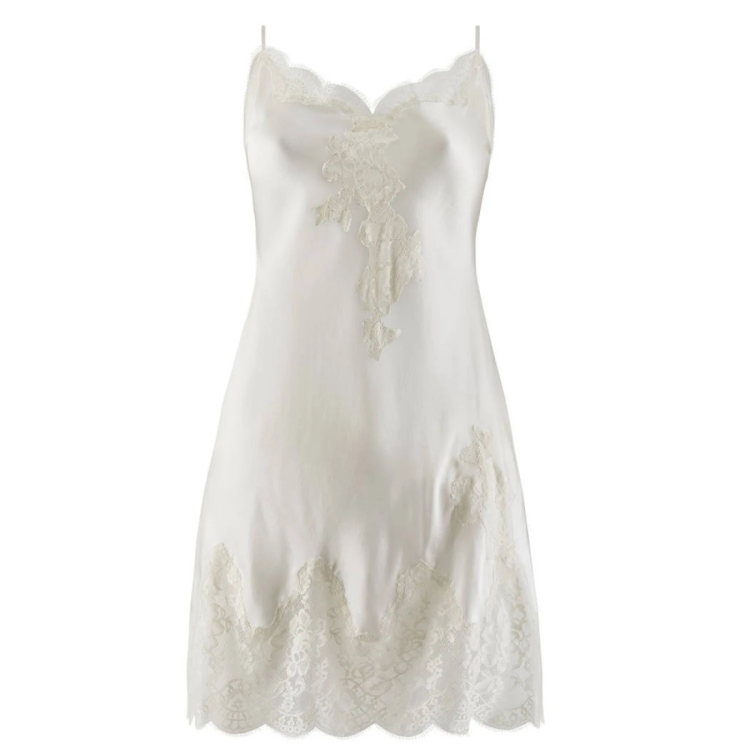 Aubade Nuisette En Soie Toi Mon Amour Nacre 6 Aubade Nuisette En Soie Toi Mon Amour Nacre – Image 4