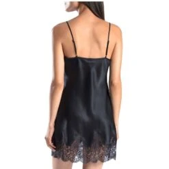 Sous Vêtement Soldes -Sous Vêtement Soldes 1600x1600 aubade nuisette en soie toi mon amour noir p1 13 11082021