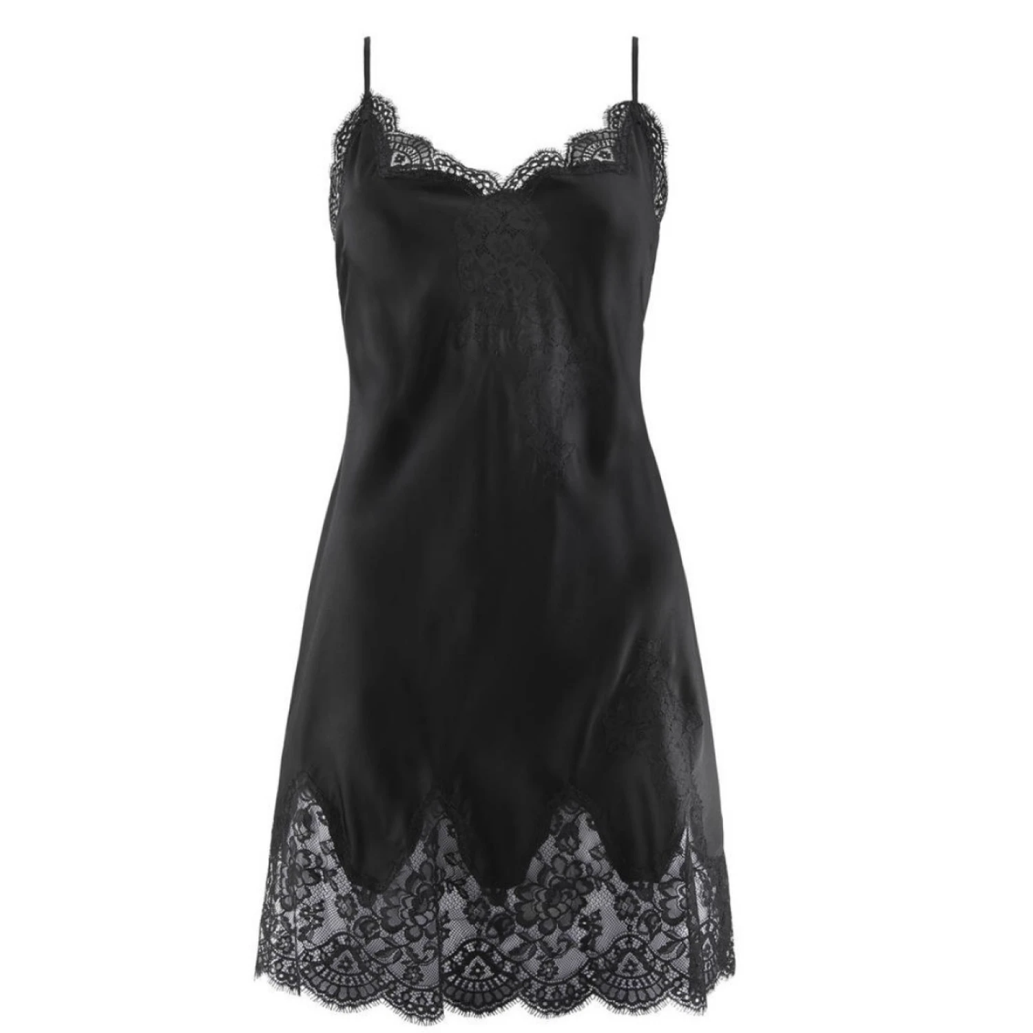 Aubade Nuisette En Soie Toi Mon Amour Noir 6 Aubade Nuisette En Soie Toi Mon Amour Noir – Image 4