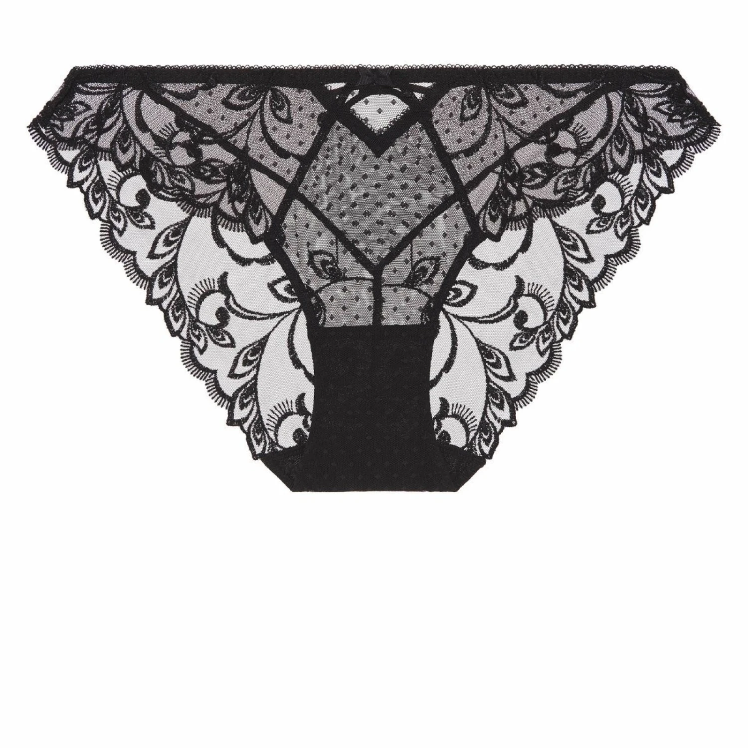 Aubade Slip Italien Au Bal De Flore Noir 7 Aubade Slip Italien Au Bal De Flore Noir – Image 5