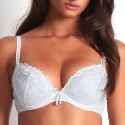 Aubade Soutien-Gorge Plunge Coussinet Lovessence Blanc
