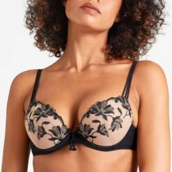 Aubade Soutien-Gorge Plunge Coussinet Lovessence Noir