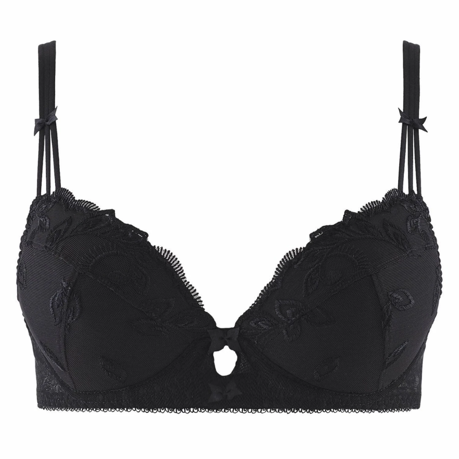 Aubade Soutien-Gorge Push-Up Au Bal De Flore Noir 7 Aubade Soutien-Gorge Push-Up Au Bal De Flore Noir – Image 5