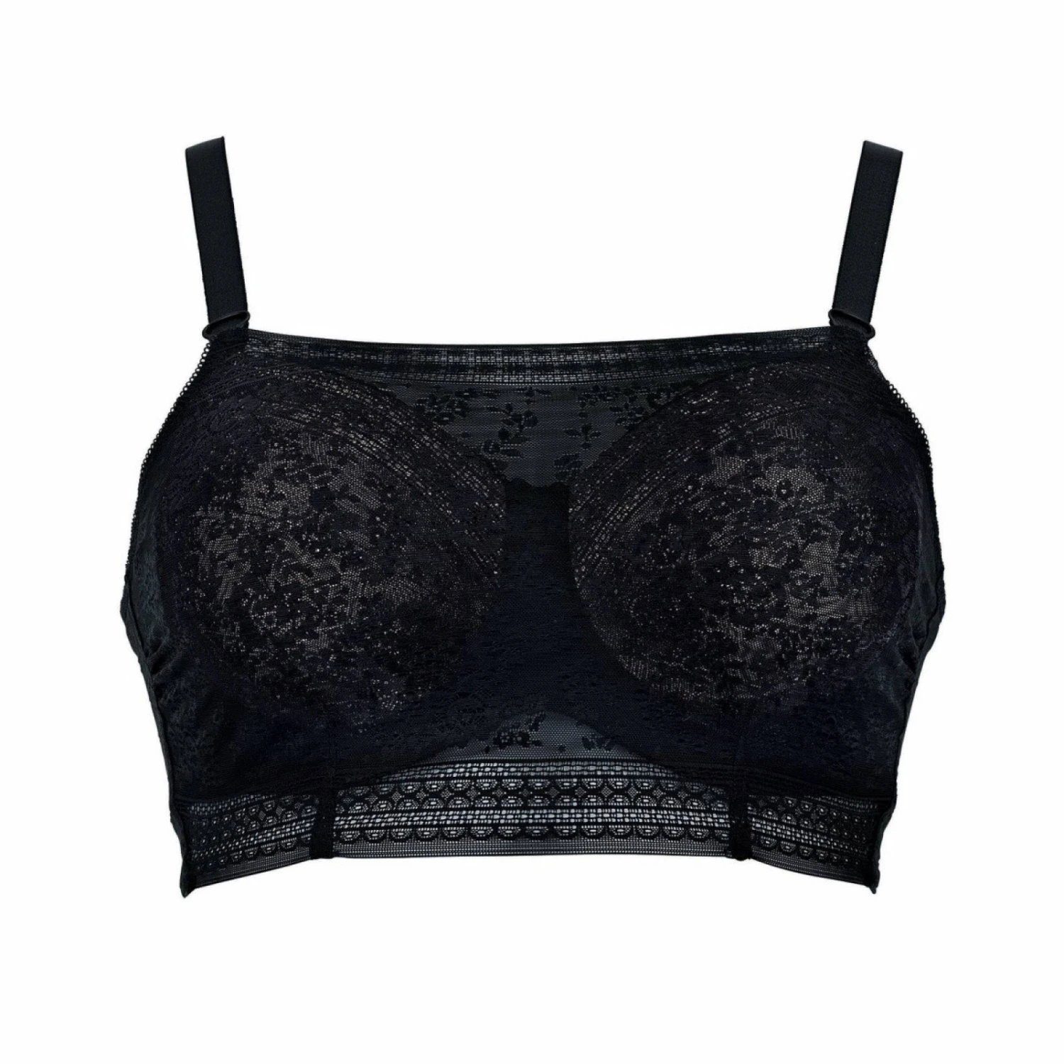 Bandeau Dentelle Post-opératoire ANITA Care Fleur Noir 6 Bandeau Dentelle Post-opératoire ANITA Care Fleur Noir – Image 4