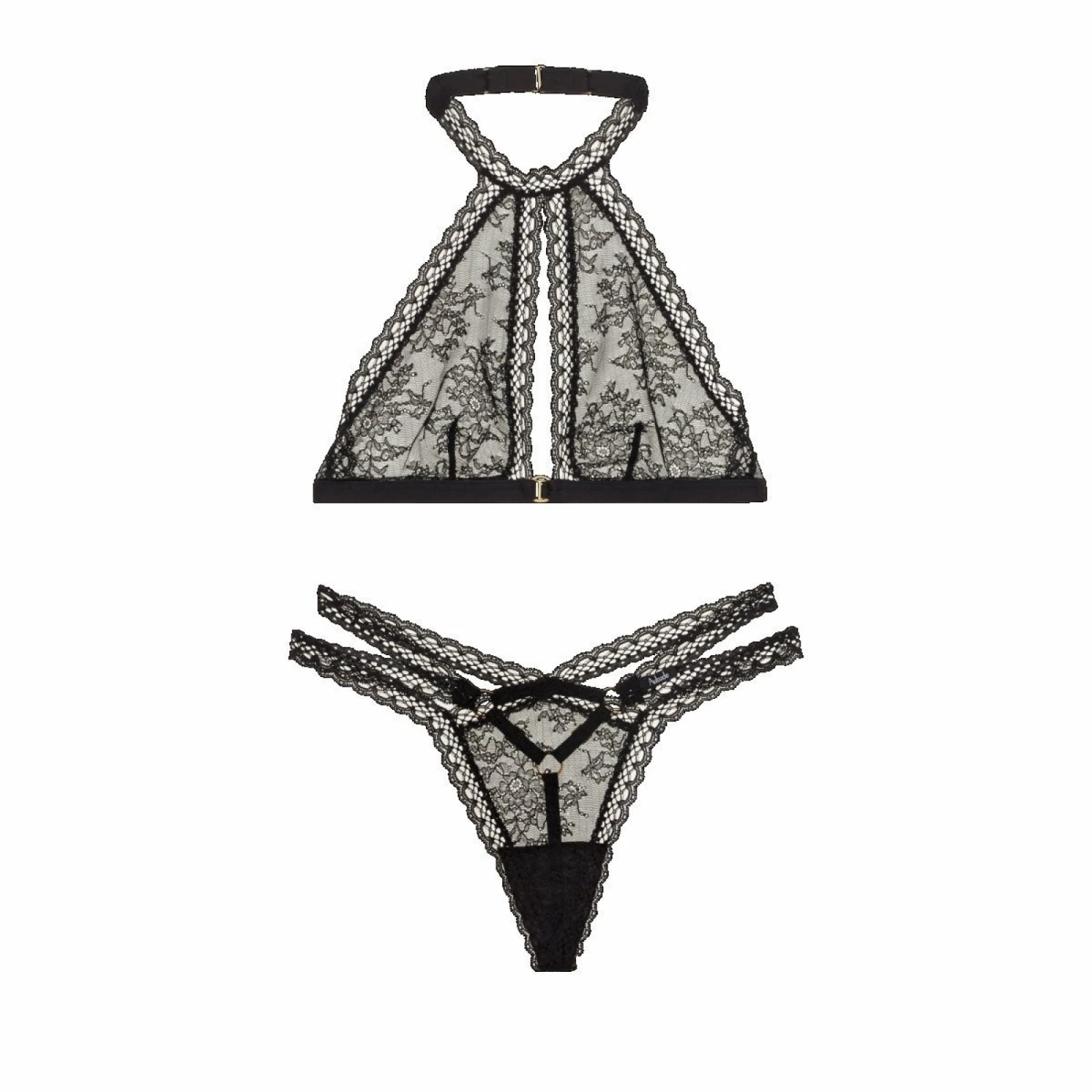 Boite à Désir AUBADE Frisson Ephémère Brassière Sans Armature Et String Noir 7 Boite à Désir AUBADE Frisson Ephémère Brassière Sans Armature Et String Noir – Image 5