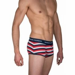 Boxer Court GARCON FRANCAIS Rayures Rouge Marine Blanc -Sous Vêtement Soldes 1600x1600 boxer court garcon francais rayures rouge marine blanc p2 24 22022018