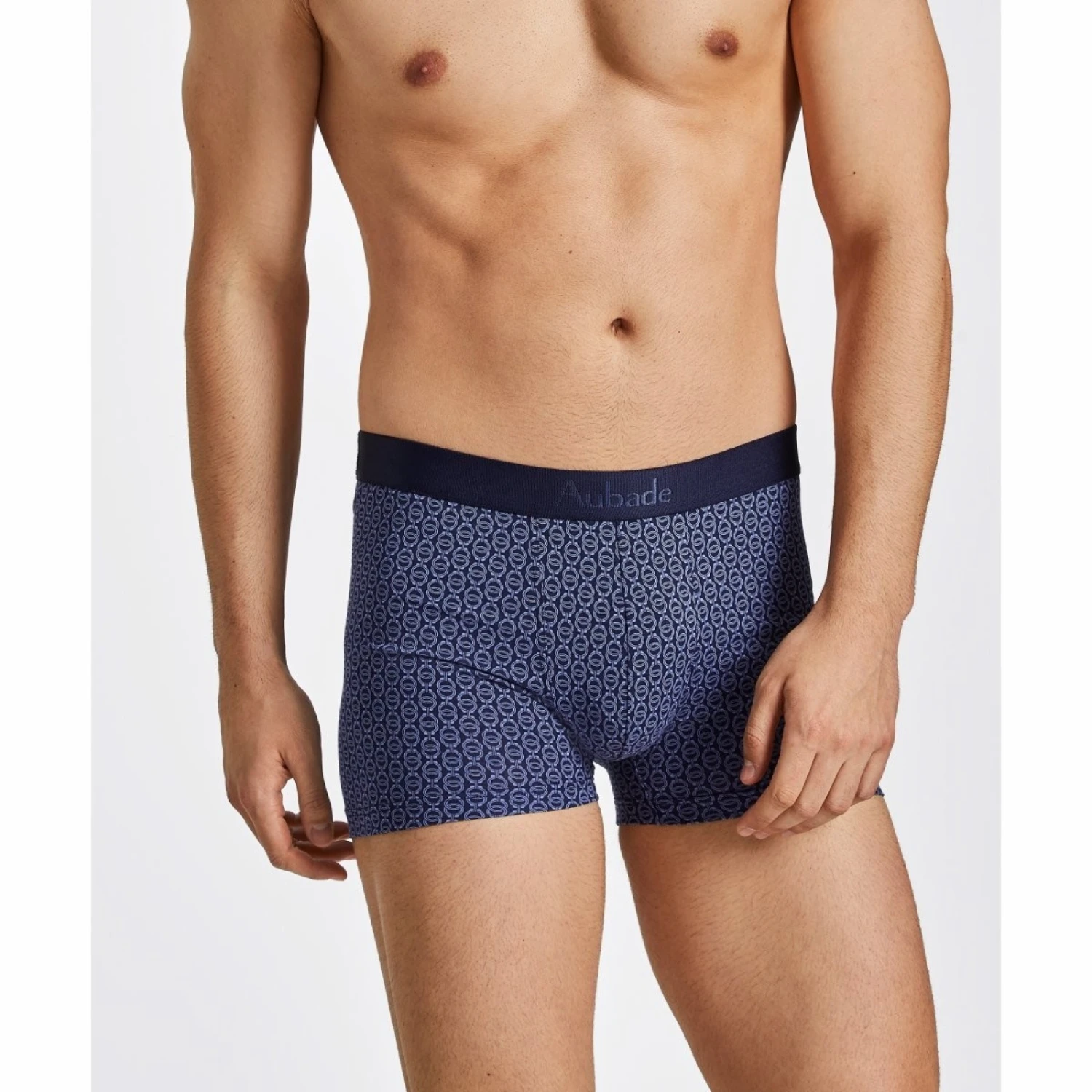Duo Boxers AUBADE MEN Mini Menottes Marine Et Uni Marine 5 Duo Boxers AUBADE MEN Mini Menottes Marine Et Uni Marine – Image 3
