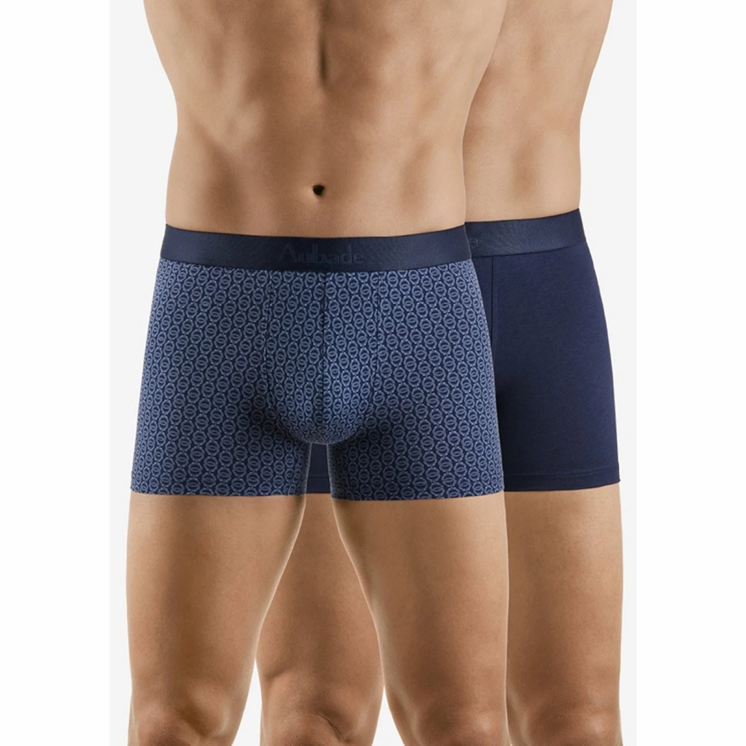 Duo Boxers AUBADE MEN Mini Menottes Marine Et Uni Marine 3 Duo Boxers AUBADE MEN Mini Menottes Marine Et Uni Marine