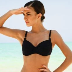 ANITA Haut De Bain Rosa Faia Mix And Match Twiggy Noir