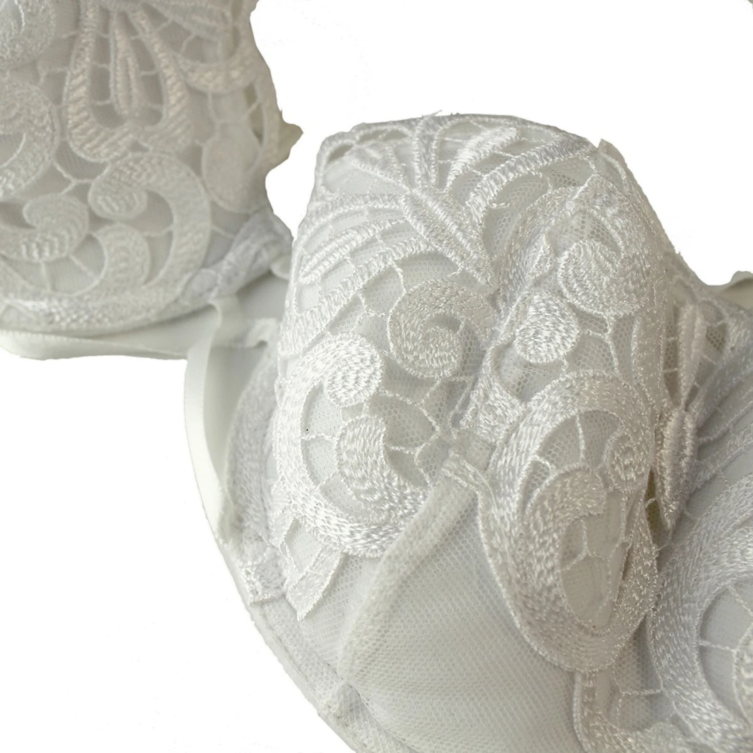 LEJABY Coque Divine Guipure Blanc 5 LEJABY Coque Divine Guipure Blanc – Image 3