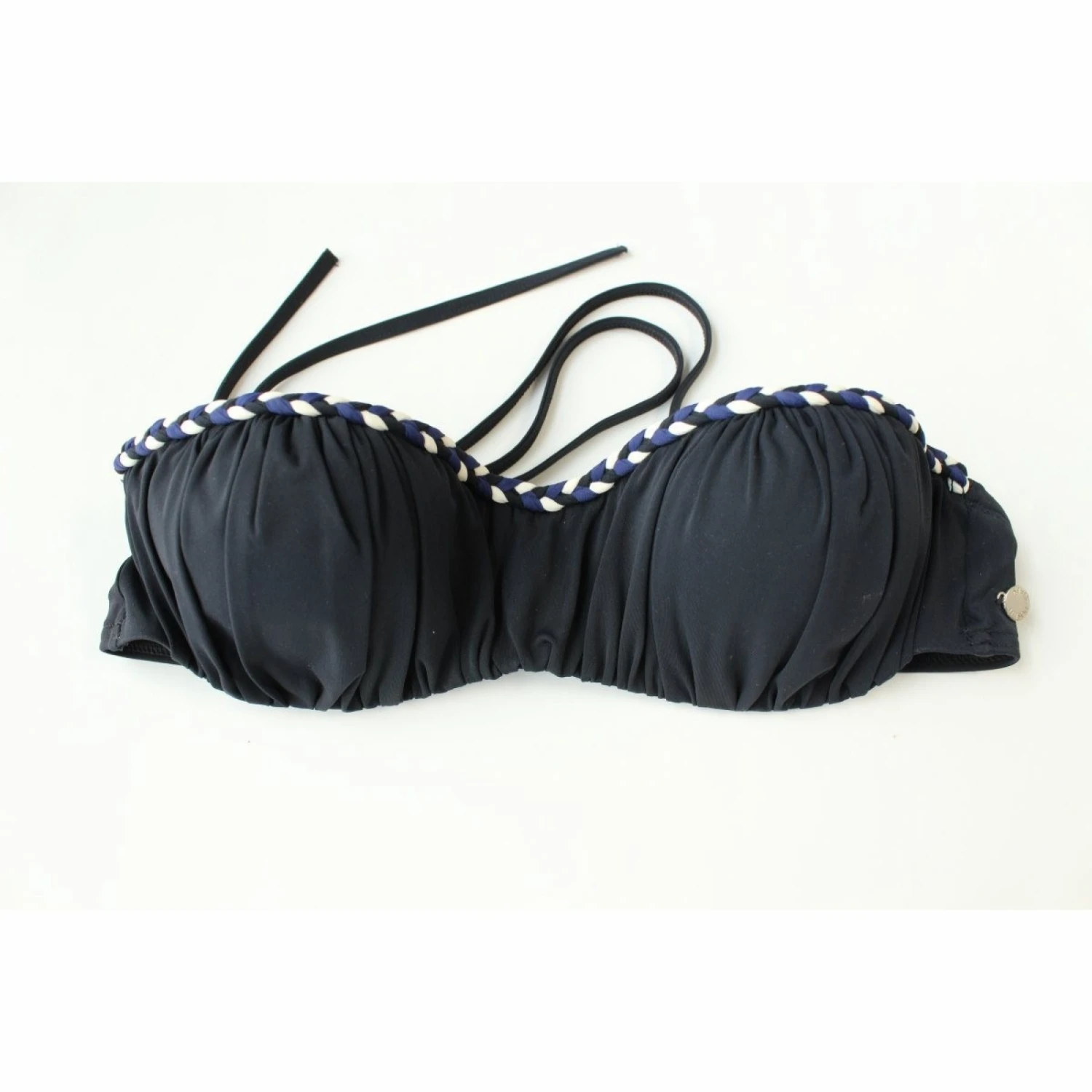 LEJABY Maillot De Bain Bandeau Corfou Bleu Marine 2 LEJABY Maillot De Bain Bandeau Corfou Bleu Marine