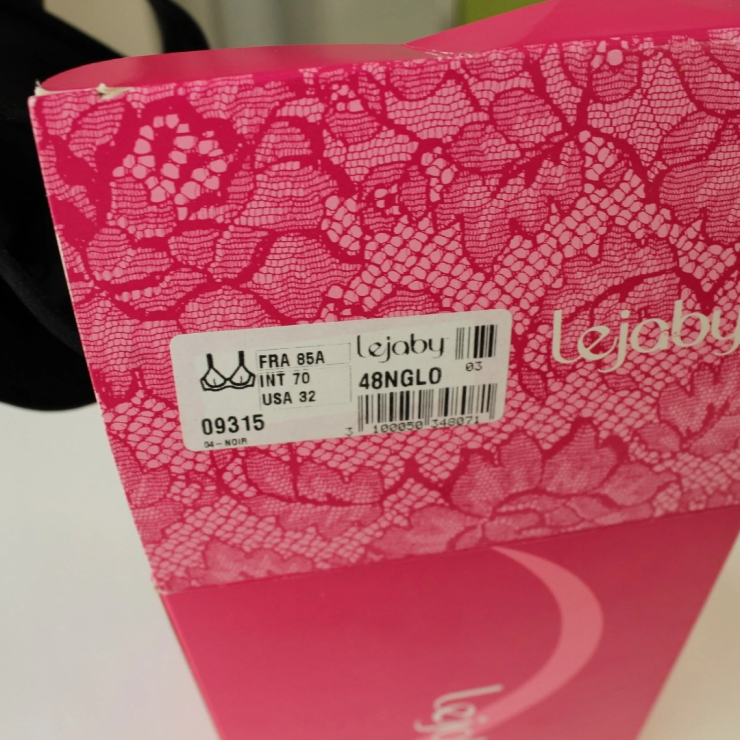 LEJABY Soutien-Gorge Balconnet Gloss Noir 5 LEJABY Soutien-Gorge Balconnet Gloss Noir – Image 3