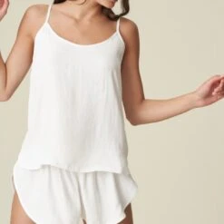 Marie Jo Pyjama Court Delphine Blanc -Sous Vêtement Soldes 1600x1600 marie jo pyjama court delphine blanc p5 46 13102022