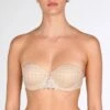 MARIE JO Soutien Gorge Bandeau Avero Caffe Latte