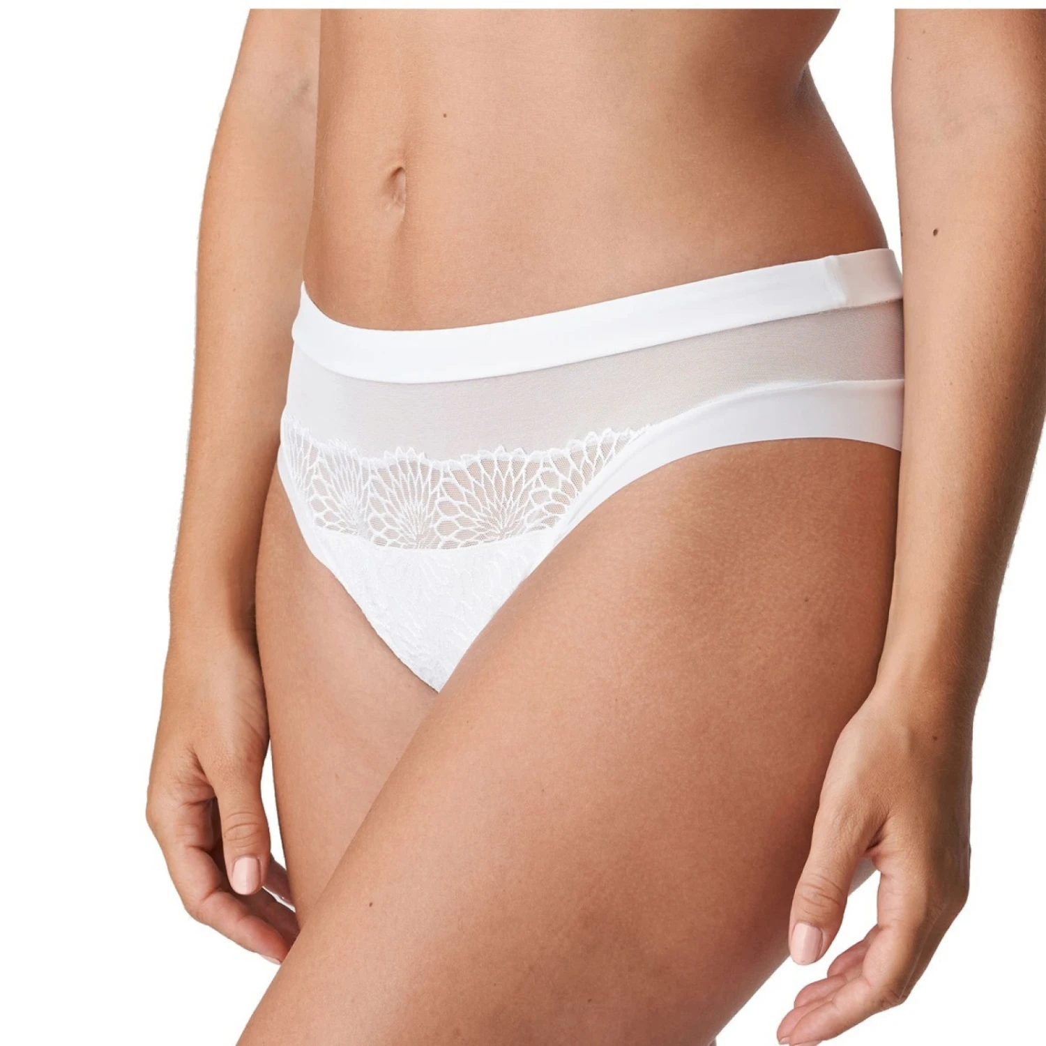 PRIMADONNA Slip Brésilien Sophora Blanc 4 PRIMADONNA Slip Brésilien Sophora Blanc – Image 2