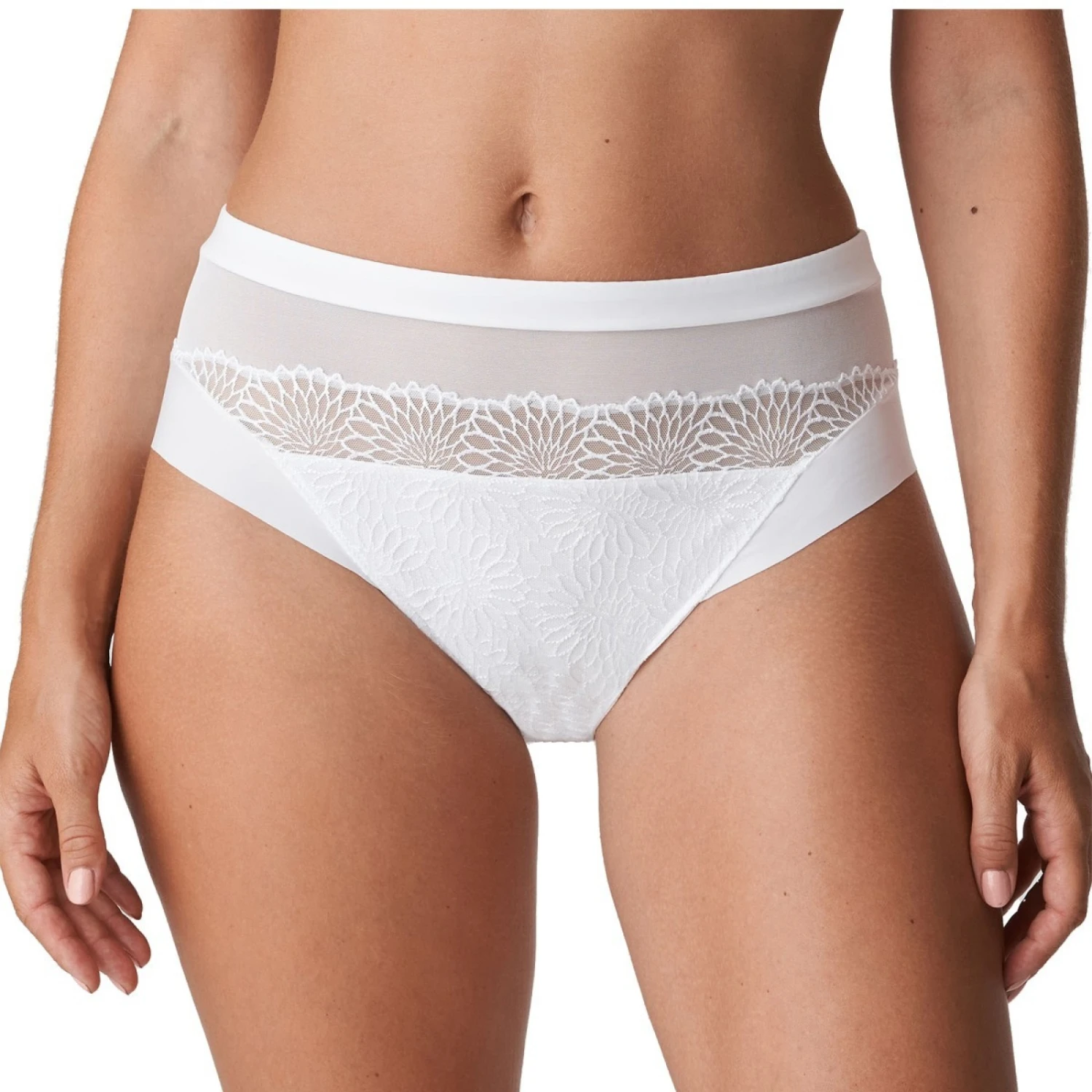 PRIMADONNA Slip Taille Haute Sophora Blanc 3 PRIMADONNA Slip Taille Haute Sophora Blanc