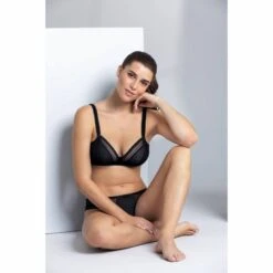 Soutien-Gorge Sans Armatures Rosa Faia Emily Noir